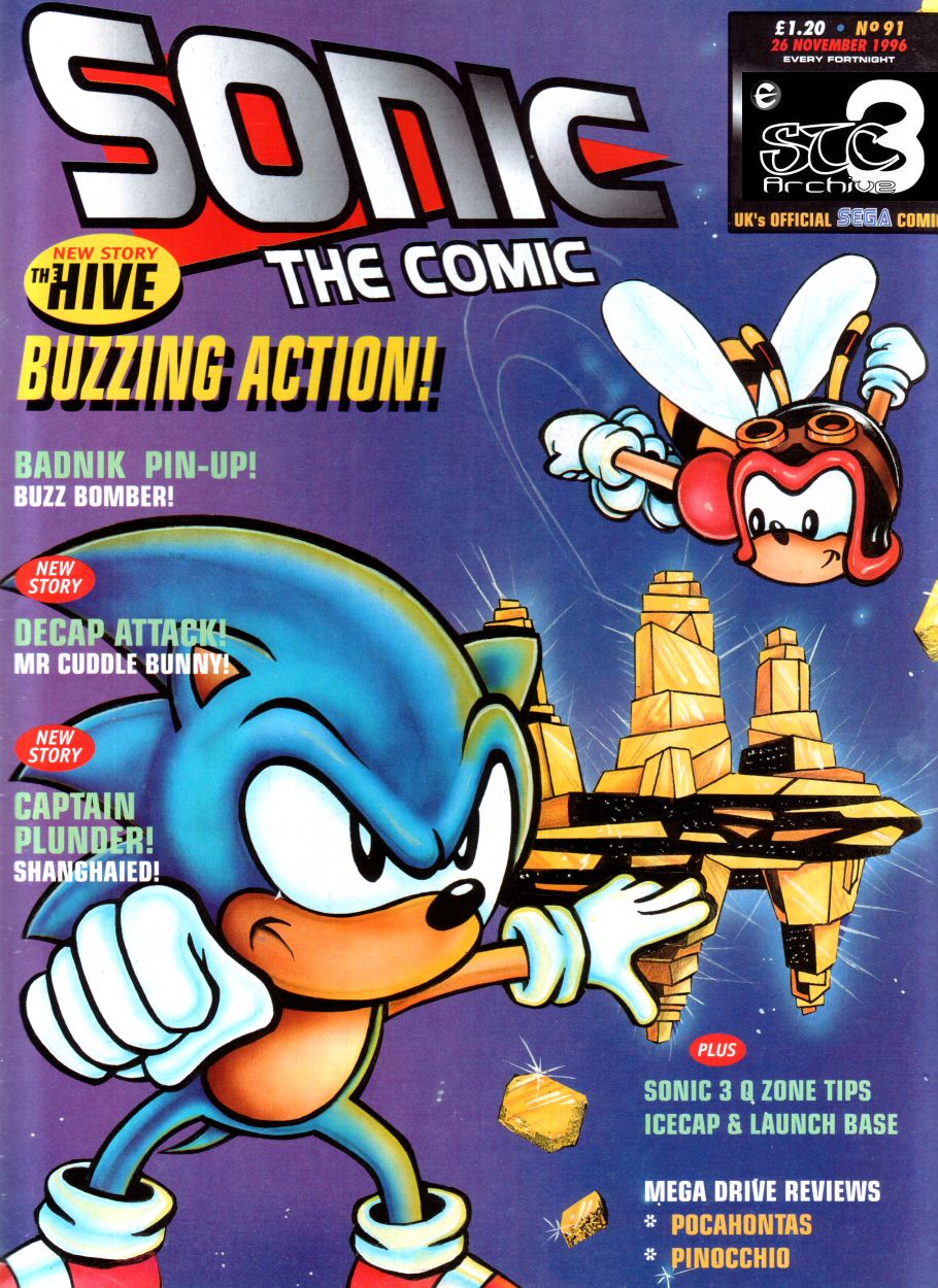 Sonic - The Comic Issue No. 091 Cover Page